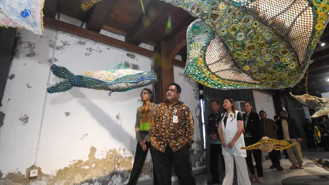 Pameran Ghost Nets Australia di Museum Bahari Jakarta (Foto: Kedubes Australia)