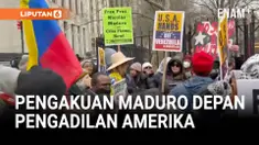 Presiden Venezuela Nicolás Maduro pada Senin waktu setempat mengaku tidak bersalah atas seluruh dakwaan Amerika Serikat dalam sidang perdananya di pengadilan federal New York.