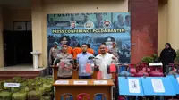 Ditreskrimsus Polda Banten tangkap Penyulap Gas Subsisid Menjadi 12kg. (Polda Banten).