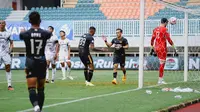 Egy Maulana Vikri mencetak satu gol saat Dewa United menang 2-1 atas PSS Sleman dalam lanjutan BRI Liga 1 2024/2025 di Stadion Pakansari (3/12/2024). (Dok. Dewa United)