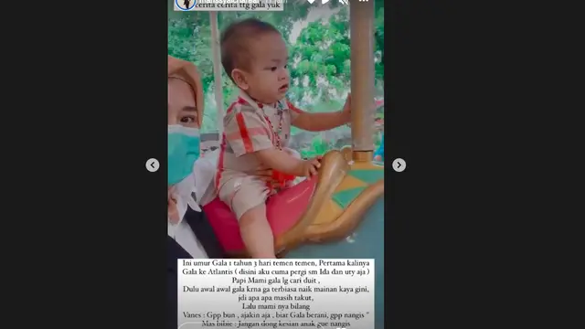 Ulang Tahun Gala Sky Andriansyah, Marissya Icha Kenang Pesan Mendiang Vanessa Angel untuk Sang Putra. (instagram.com/marissyaichareal)