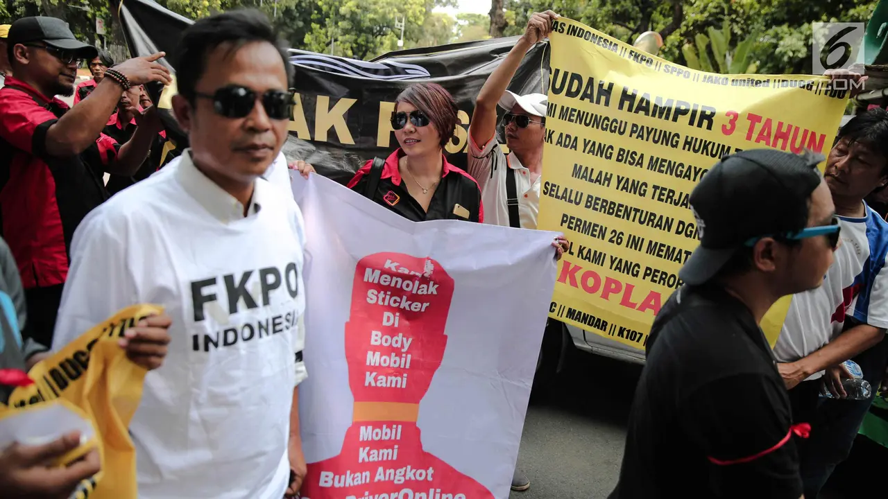 Demo Pengemudi Taksi Online