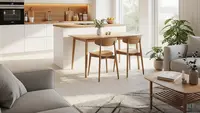 7 Desain Rumah Kecil Type 45 Skandinavian 1 Lantai dengan Dapur Terbuka, Modern dan Fungsional