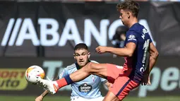 Atletico Madrid membuka keunggulan mereka di Estadio Abanca-Balaídos di Kota Vigo lewat gol penyerang Angel Correa pada menit ke-23, memanfaatkan assist Thomas Lemar. (Foto: AFP/Miguel Riopa)
