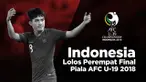 Timnas Indonesia akan melawan Jepang di perempat final Piala AFC U-19 pada Minggu, 28 Oktober 2018.