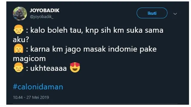 Drama Netizen Soal Cari Mantu Idaman Ini Bikin Ngakak dan Tepuk Jidat