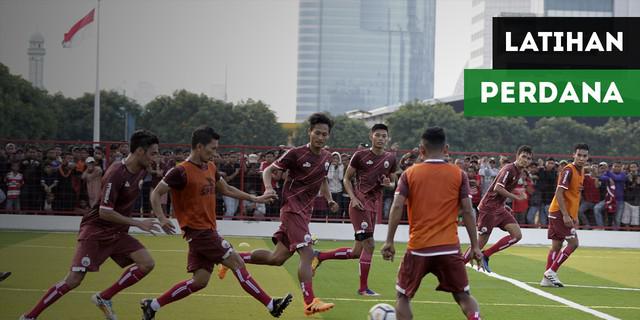 VIDEO: Persija Jakarta Gelar Latihan Perdana di Pancoran