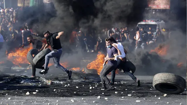 FOTO: Konflik Palestina dengan Israel Terus Berlanjut