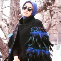 Artis cantik Laudya Cynthia Bella kini makin cantik nan anggun setelah memutuskan menggunakan hijab. (viainstagram@laudyacynthiabella/Bintang.com)