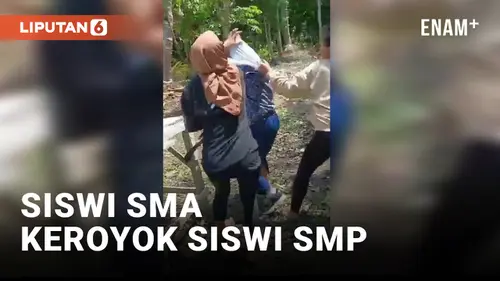 VIDEO: Viral Siswi SMA Keroyok Siswi SMP