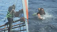 Aksi Pria Selamatkan 4 Kucing dari Kapal yang Hampir Tenggelam Ini Bikin Haru