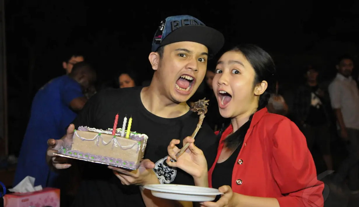 Kekasih Febby Blink ini baru saja berulang tahun yang ke-24, tepat 8 Juni 2014 lalu, Bekasi, Senin (9/6/14). (Liputan6.com/Panji Diksana)
