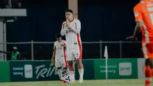 Penyerang Garudayaksa, Taufik Hidayat. (Bola.com/Nandang Permana)