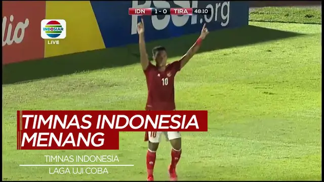 VIDEO: Highlights Timnas Indonesia Taklukkan Tira Persikabo 2-0