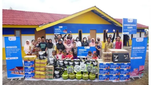 Bantuan Paket Logistik dan Rumah Ramah Gempa Untuk Penyintas Gempa Cianjur