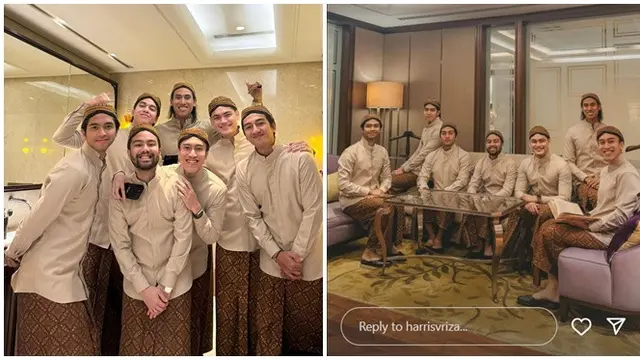 6 Potret Bridesmaid dan Groomsmen Thariq Halilintar – Aaliyah Massaid, Turut Bahagia