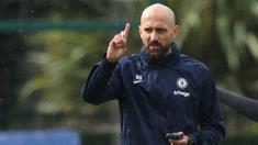 Chelsea telah menunjuk Bruno Saltor sebagai manajer sementara untuk menggantikan Graham Potter di Premier League 2022/2023. (AFP/Adrian Dennis)