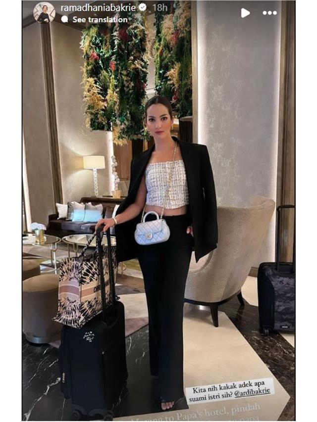 6 Potret Nia Ramadhani dan Ardi Bakrie di Milan, Liburan Bareng Aburizal Bakrie