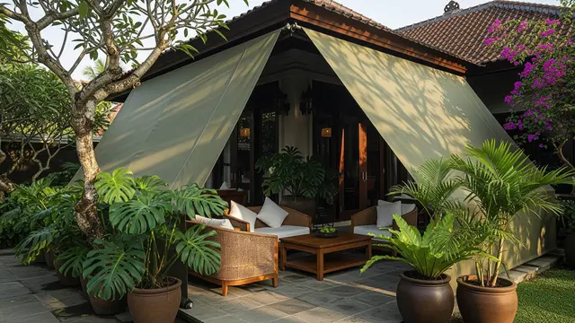 Ide Teras Rumah Hook yang Teduh