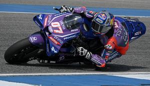 Pembalap Pramac Racing, Toprak Razgatlioglu. (Lillian SUWANRUMPHA / AFP)