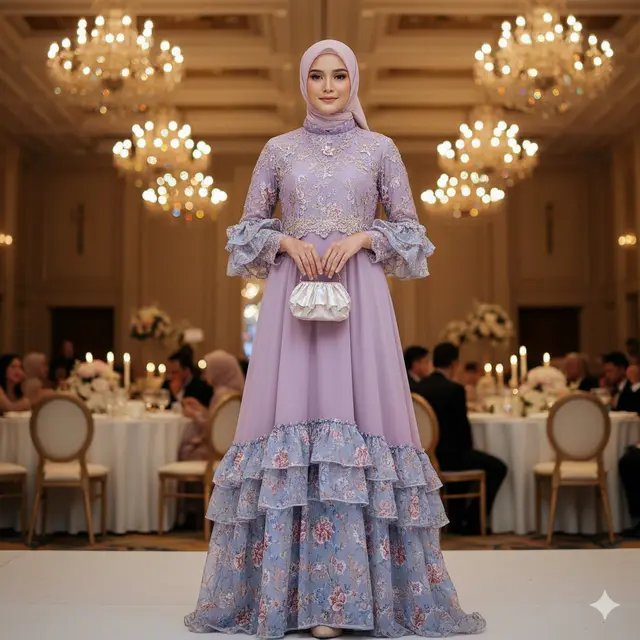 7 Tren Baju Batik Syar’i Kombinasi Brokat: Tampil Anggun dan Elegan di Acara Formal