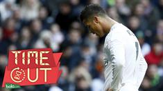 Bintang Real Madrid, Cristiano Ronaldo, menyindir pemain-pemain Los Blancos setelah takluk 0-1 dari Atletico Madrid, pada pertandingan La Liga, di Santiago Bernabeu