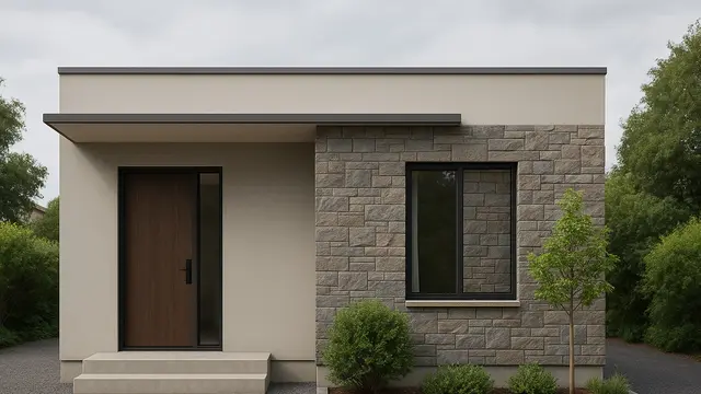 7 Gambar Rumah Sederhana 6x12 Atap Datar, Desain Modern dan Hemat Lahan