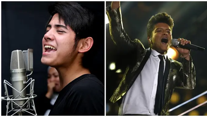 [Bintang] Aliando Syarief dan Bruno Mars 