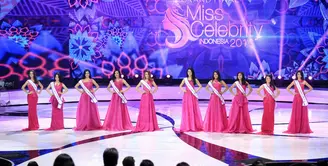 Malam puncak Grand Final Miss Celebrity Indonesia 2016 (Miscel) berlangsung meriah Kamis, (13/10/2016). Inilah para pemenang Miss Celebrity Indonesia 2016,  yang juga mendapatkan uang tunai. (Adrian Putra/Bintang.com)