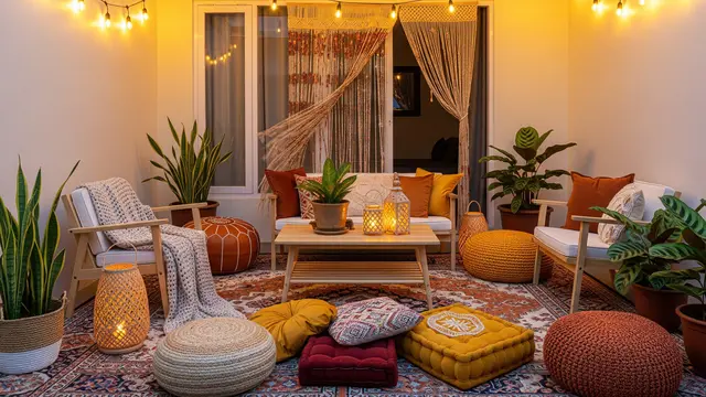 Teras Ala Bohemian Santai