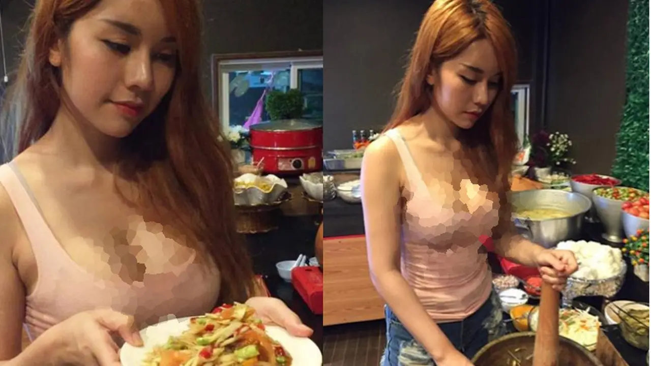 Penjual Rujak Seksi Bikin Netizen Gagal Fokus