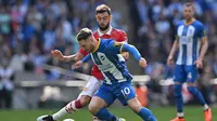 Gelandang&nbsp;Brighton&nbsp;&amp; Hove Albion Alexis Mac Allister. (Glyn KIRK / AFP)