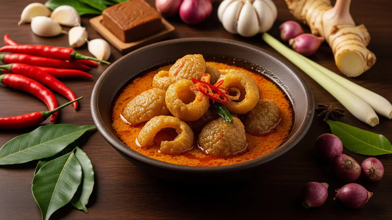Bumbu Krecek Kerupuk Kulit Santan