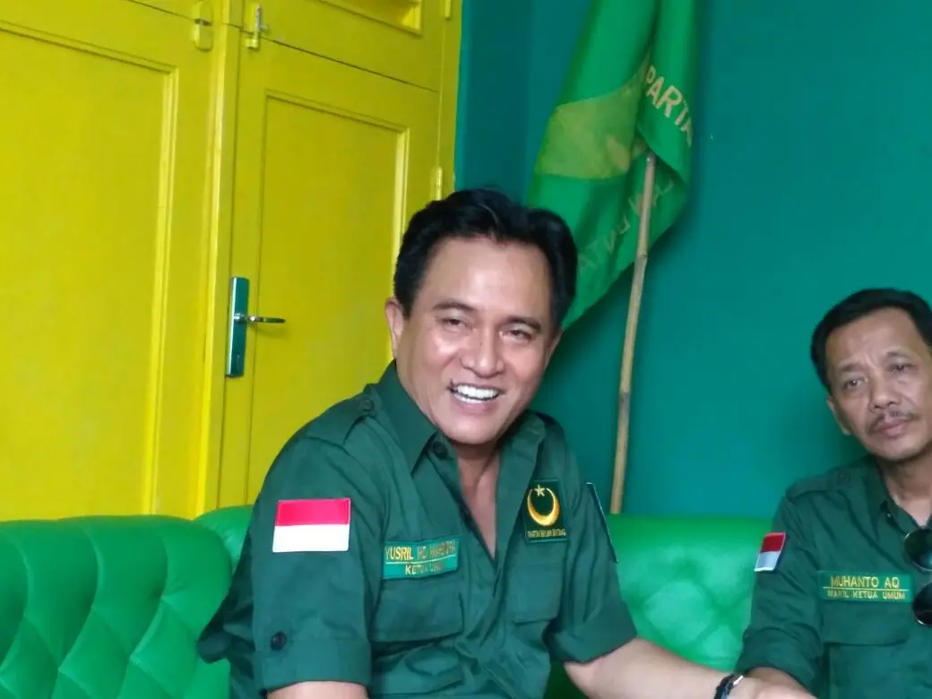 Yusris Ihza Mahendra Pakar Hukum Tata Negara saat kunjungannya di Yogyakarta. Foto: (Switzy/)