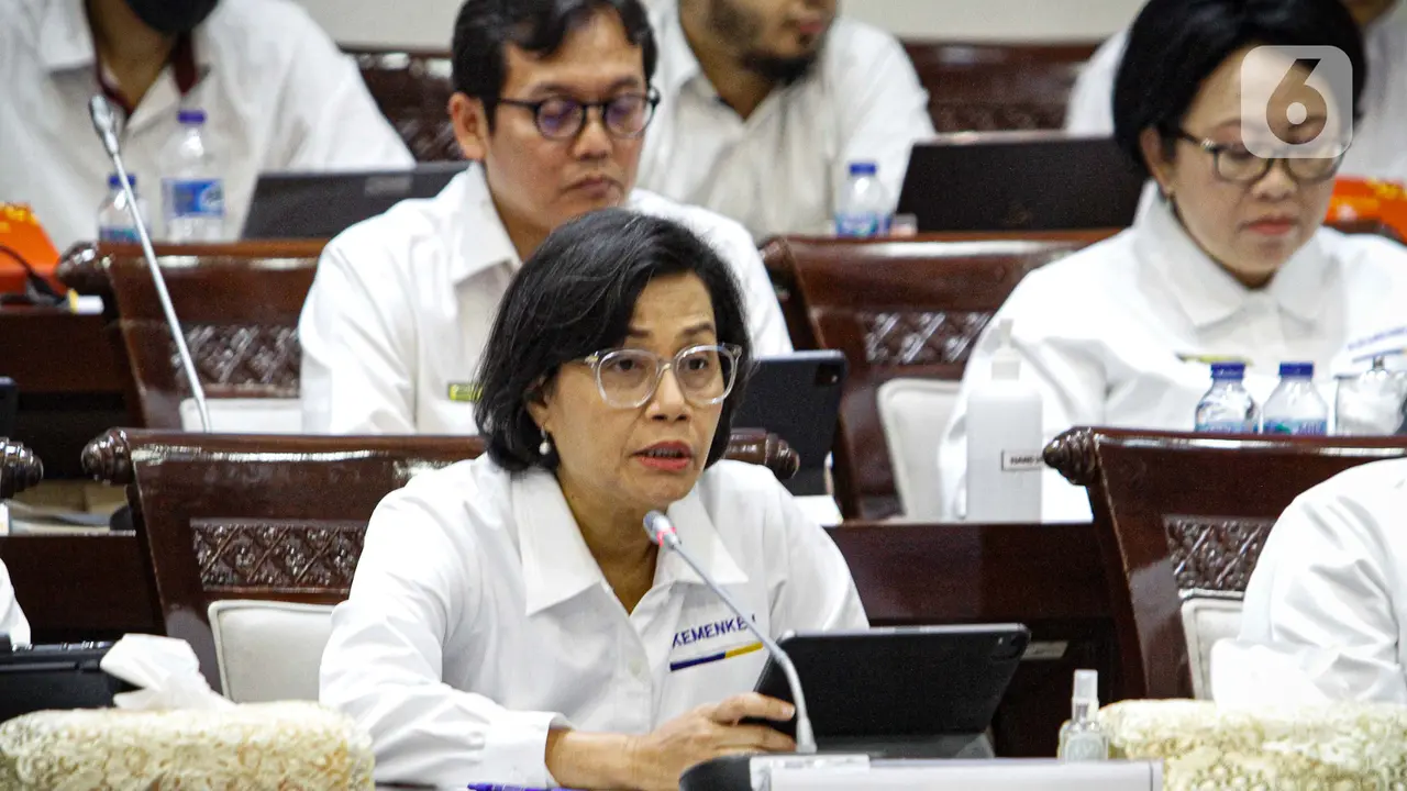 Bersama DPR, Sri Mulyani Bahas Anggaran Kemenkeu 2024
