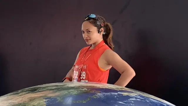 Amel Carla di Jakarta Running Festival 2026