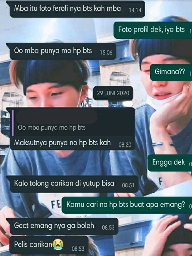 6 Chat Iseng Menipu Bocah Fans K-Pop Ini Bikin Ketawa Geli