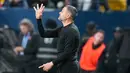 Juru taktik anyar AC Milan, Sergio Conceicao, tak segan menunjukkan jati diri sebagai pelatih yang galak. (AP Photo/Altaf Qadri)