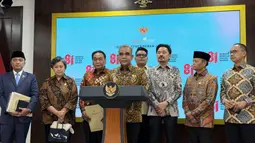 Pimpinan MPR Serahkan Konsep Pokok-Pokok Haluan Negara ke Prabowo
