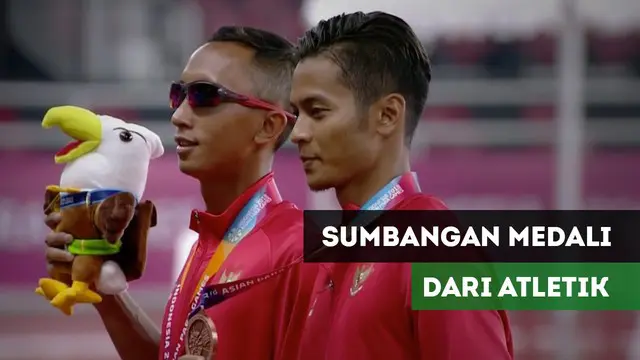 Berita video sumbangan medali perunggu dari cabang olahraga atletik nomor lari putra 200m T11 yang dipersembahkan Abdul Halim Dalimunte.