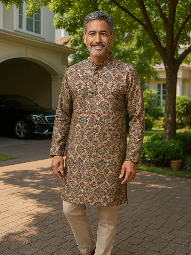 Model Baju Kurta Pria Usia 50 Tahunan
