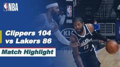Berita video highlights NBA 2020/2021 antara LA Clippers melawan LA Lakers yang berakhir dengan skor 104-86, Senin (5/4/2021) dinihari WIB.