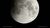 Ilustrasi gerhana bulan penumbra. (Fred Espenak/Mreclipse)