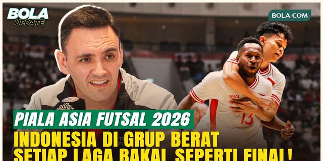 Hector Souto Akui Grup A Piala Asia Futsal 2026 Berat: Setiap Laga Terasa Seperti Final!