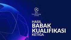 Berita motion grafis hasil kualifikasi Liga Champions babak ketiga, Dynamo Kyiv kalahkan AZ Alkmaar.
