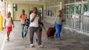 Diketahui, bandara internasional Toussaint Louverture telah ditutup untuk penerbangan komersial sejak awal Maret. (Clarens SIFFROY / AFP)