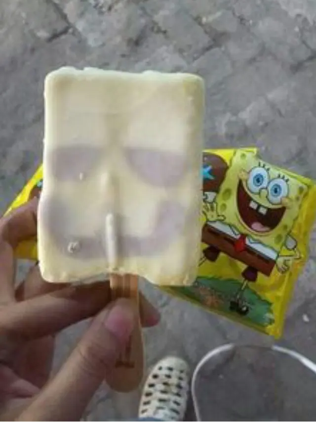 6 Potret Es Krim Spongebob Squarepants Ini Nyeleneh, Kocak