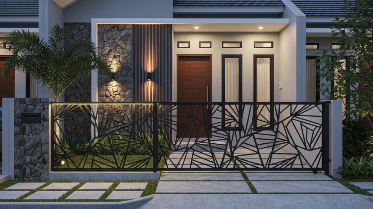 7 Model Pagar Besi Depan Rumah Minimalis, Desain Modern yang Tampil Elegan dan Tahan Lama