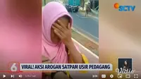 Video&nbsp;Satpam Taman Mini Indonesia Indah (TMII) yang membentak dan mengusir wanita yang merupakan seorang pedagang. (YouTube Liputan6)