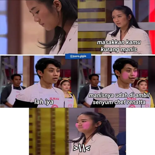 Meme Lucu saat Peserta Becandain Juri MasterChef Ini Bikin Tepuk Jidat